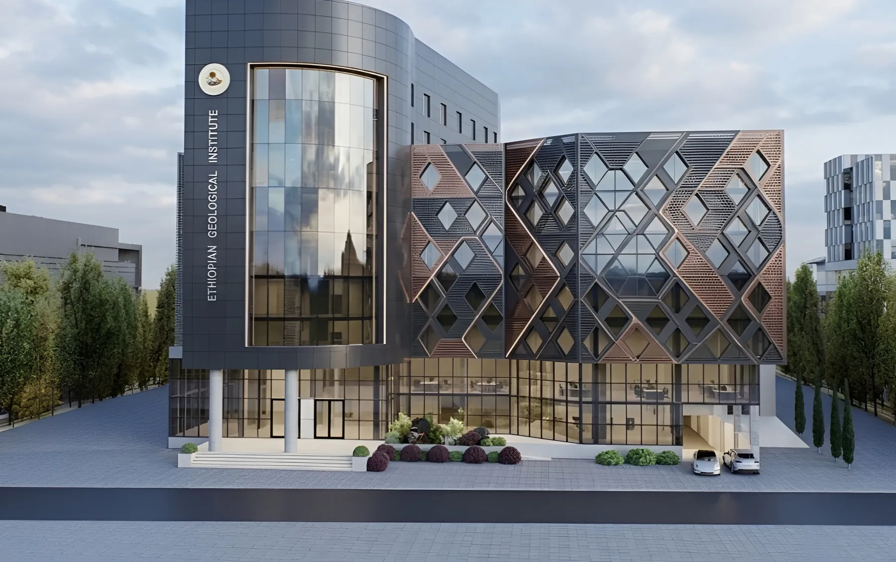 Rendering of the Ethiopian Geological Institute head office